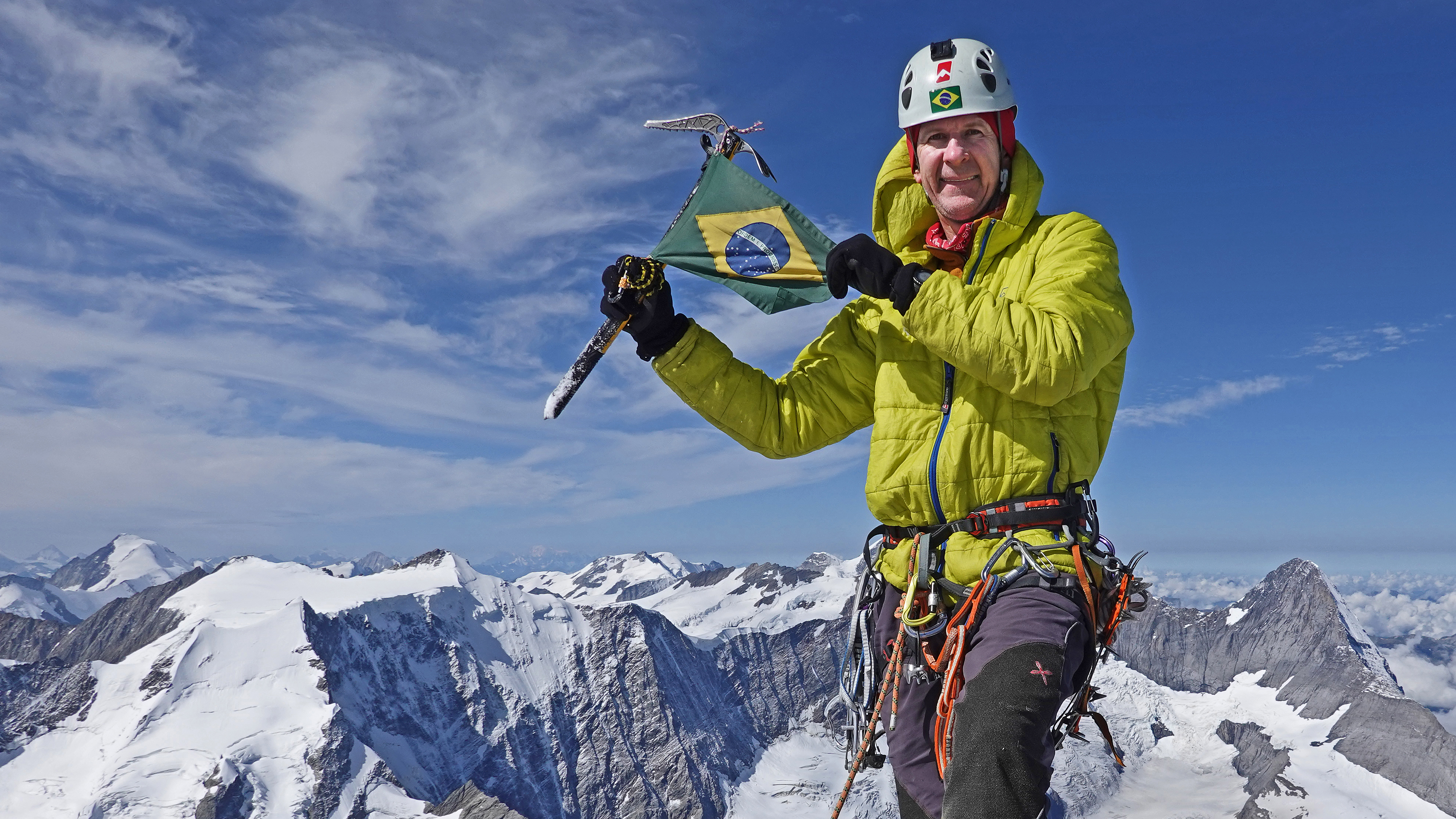 Waldemar Niclevicz, fundador da Reserva Natural do Alpinista.